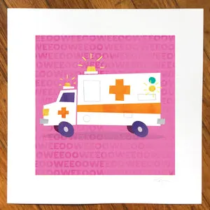 "Ambulance" Art Print