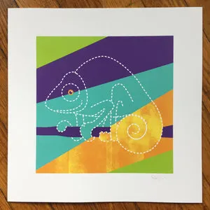 "Chameleon" Art Print