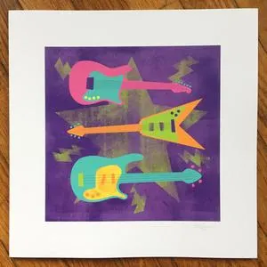"Guitar" Art Print
